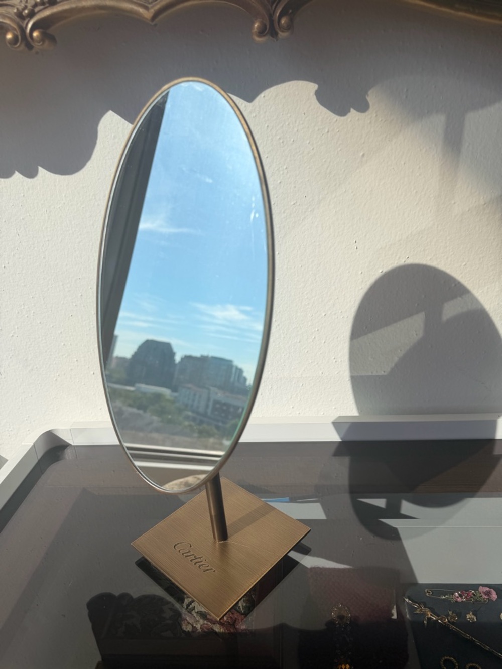 Vintage Classic Cartier Bronze
Vanity Mirror